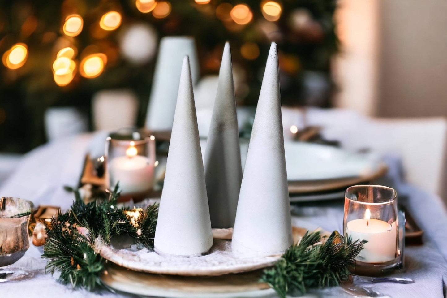 Ombrè Sitka Concrete Tree