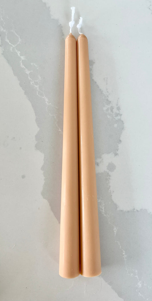 Hand Poured Soy Wax Taper Candles, Set of 2