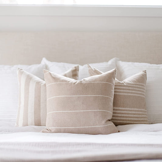 Neutral Stripe Pillow