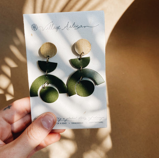 Wanda Leather Earrings