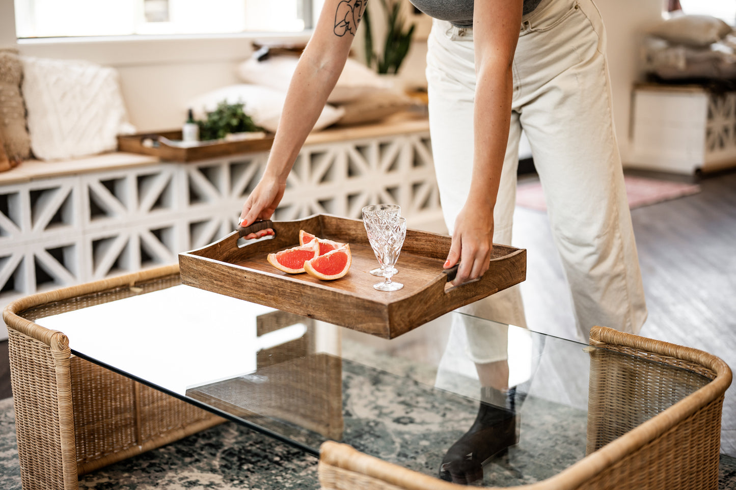 The Tasha Wood Tray