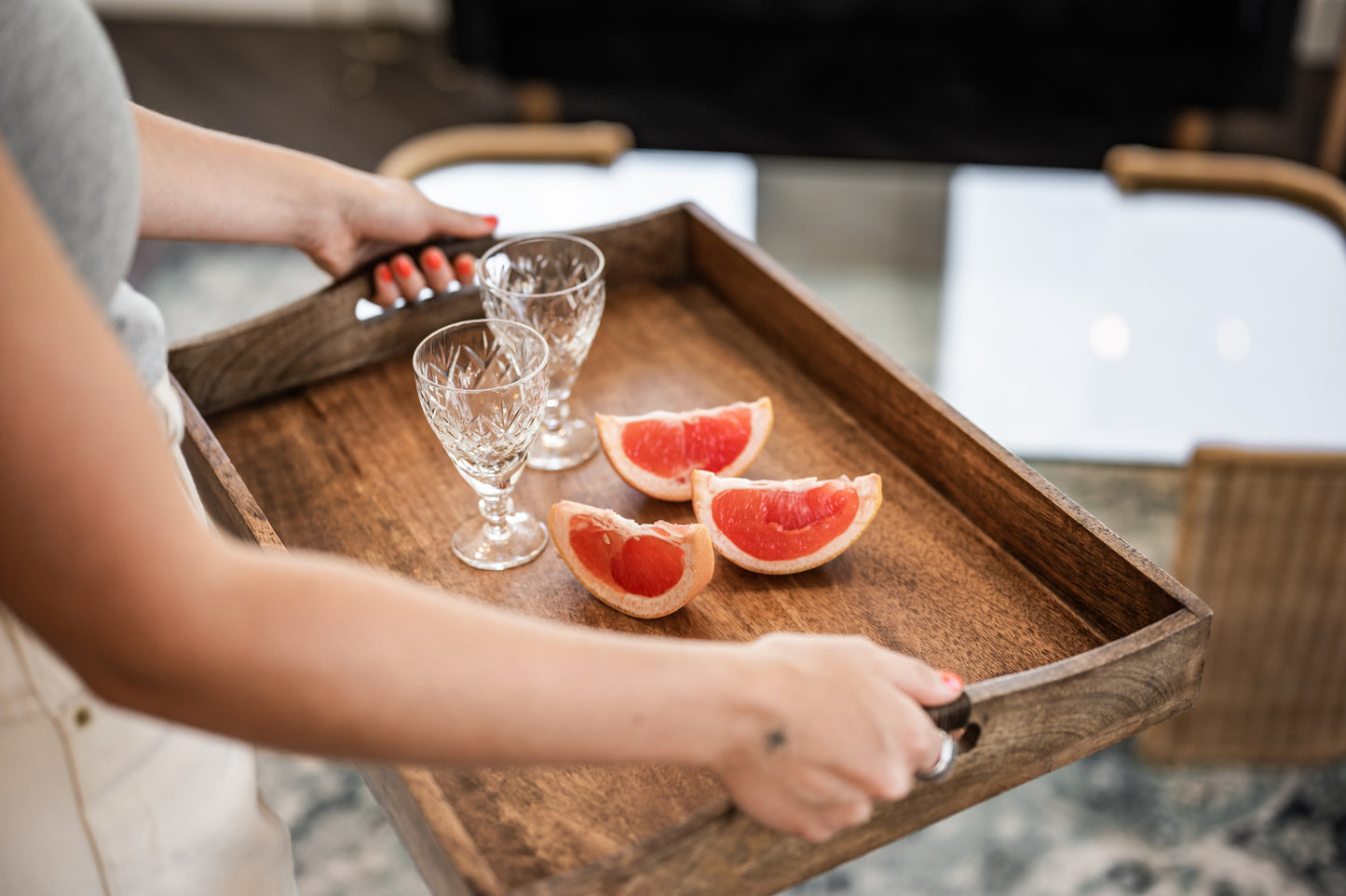 The Tasha Wood Tray