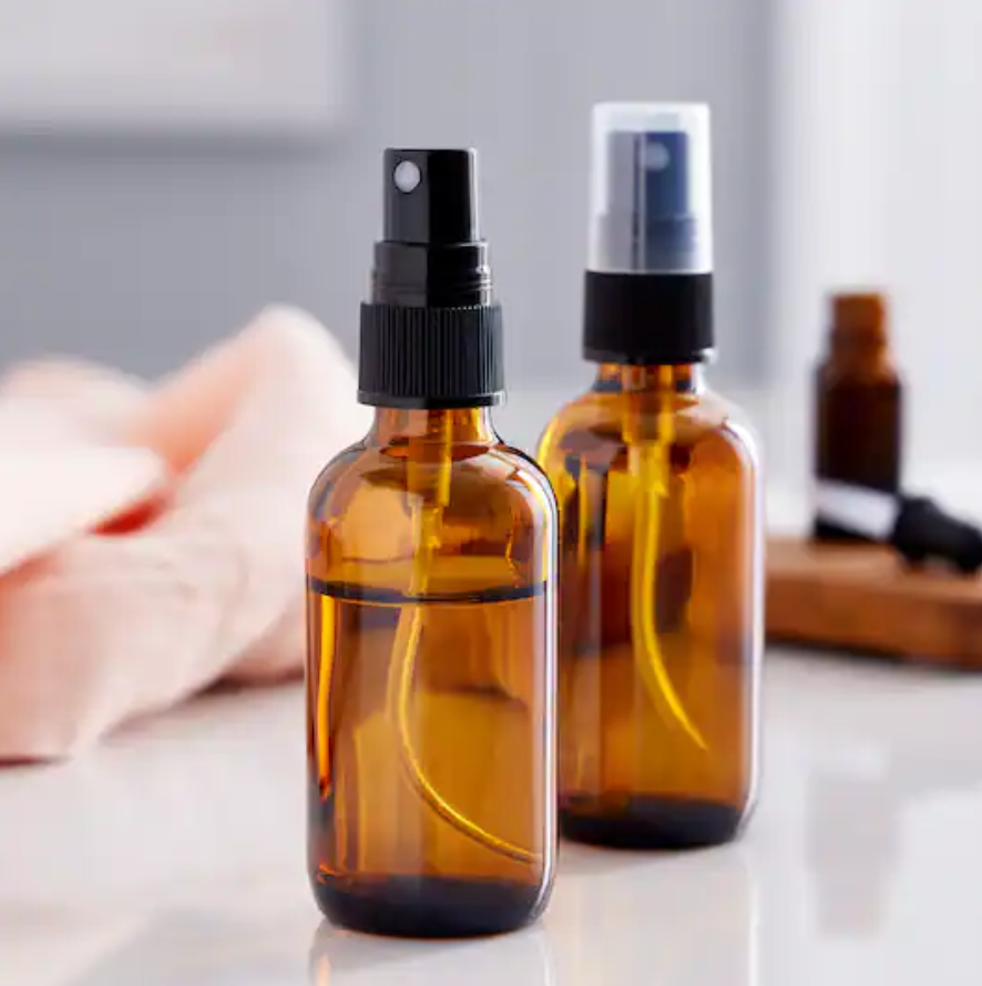 Amber Glass Mist Bottle, 2 Oz.