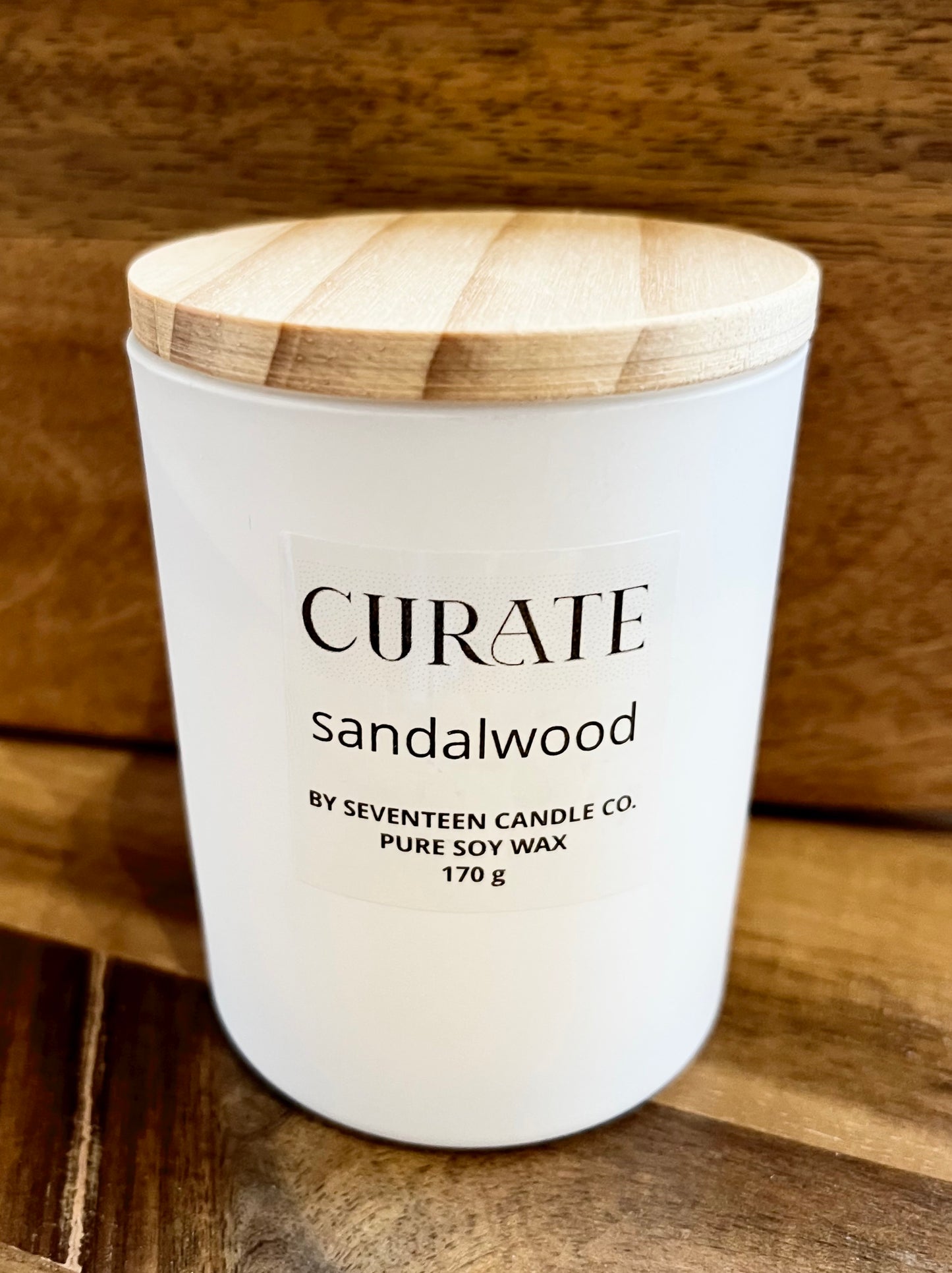 17 Candle Co. All Natural Soy Candles Matte White Jar with Lid