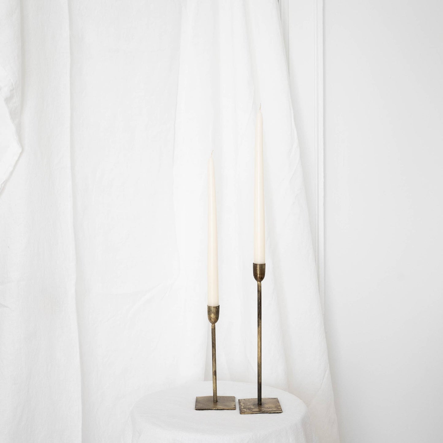 Taper Candles - Pair Ivory