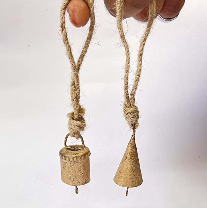 Mini Vintage Iron Christmas Bells