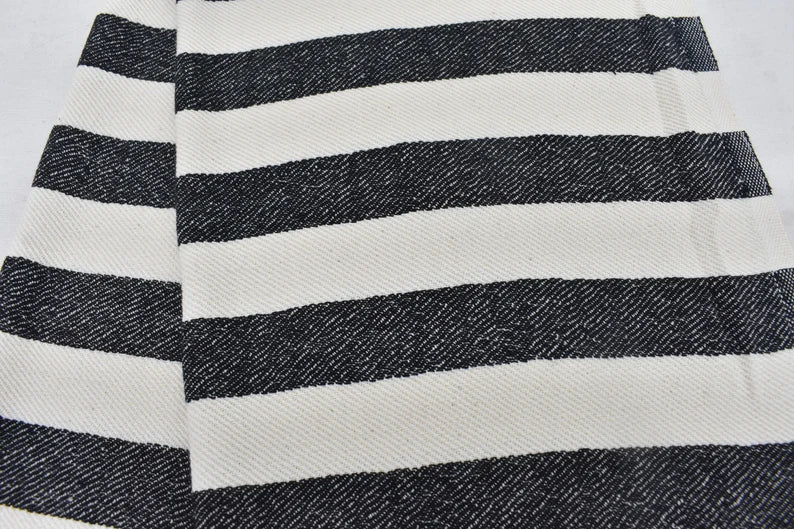 Black Striped Turkish Dish Towel